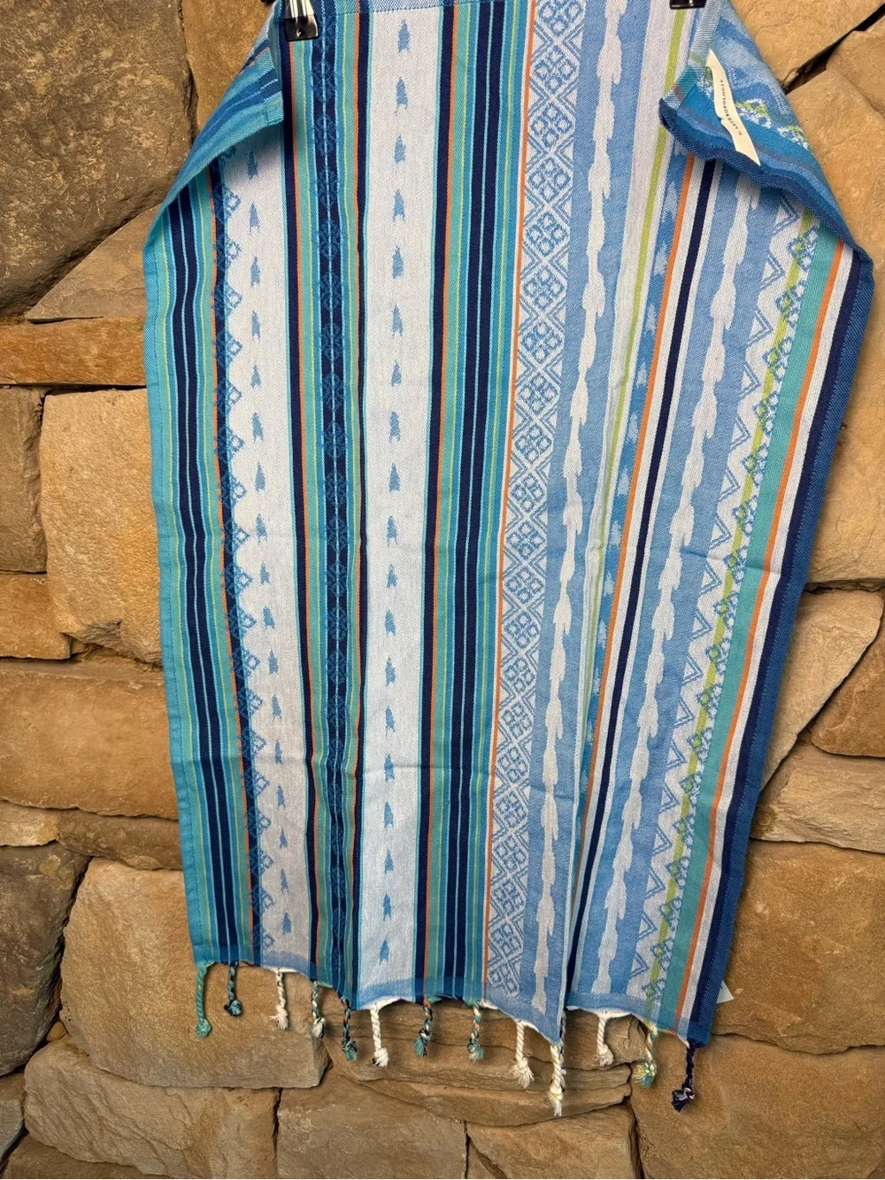 New🌟Anthropologie-Zahra Colored Stripe Dishtowels set of 2